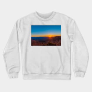 Sunset over North Georgia Mountains Crewneck Sweatshirt